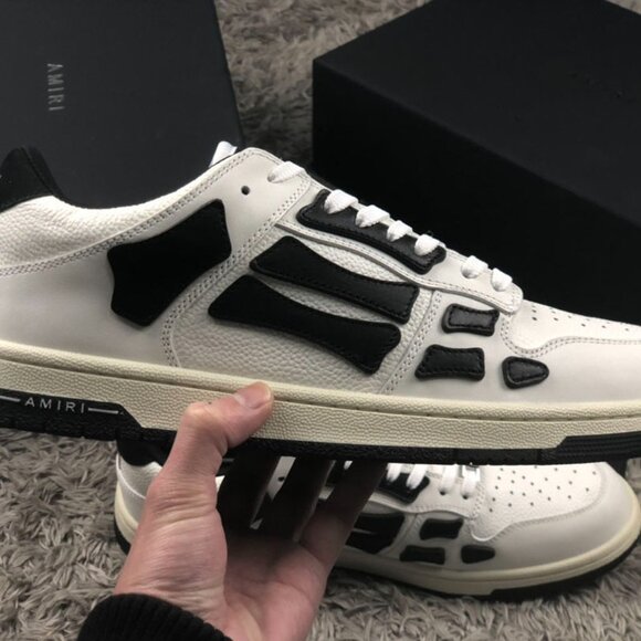 Amiri Men's Black And White Outdoor Skel-Top Low Shoes - Picture 7 of 9